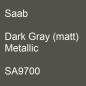 Preview: Saab, Dark Gray (matt) Metallic, SA9700.